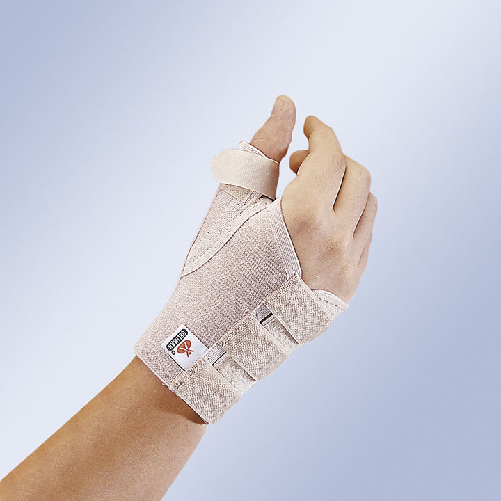 MUÑEQUERA ELÁSTICA DE PULGAR ABIERTA CON FÉRULA MP-D70/MP-I70