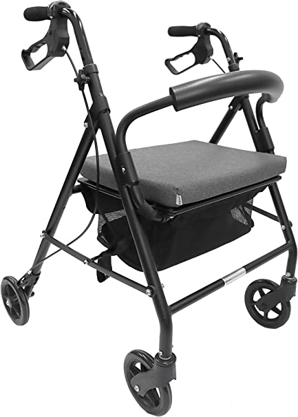Andador Kmina COMFORT – FRENO MANETA NEGRO