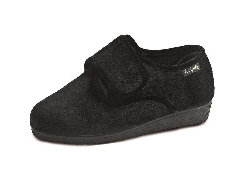 Zapatilla terciopelo velcro